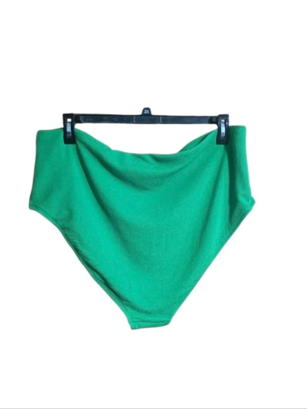 Old Navy High Waisted Textured French Cut Bikini Bottoms Green Size 3X